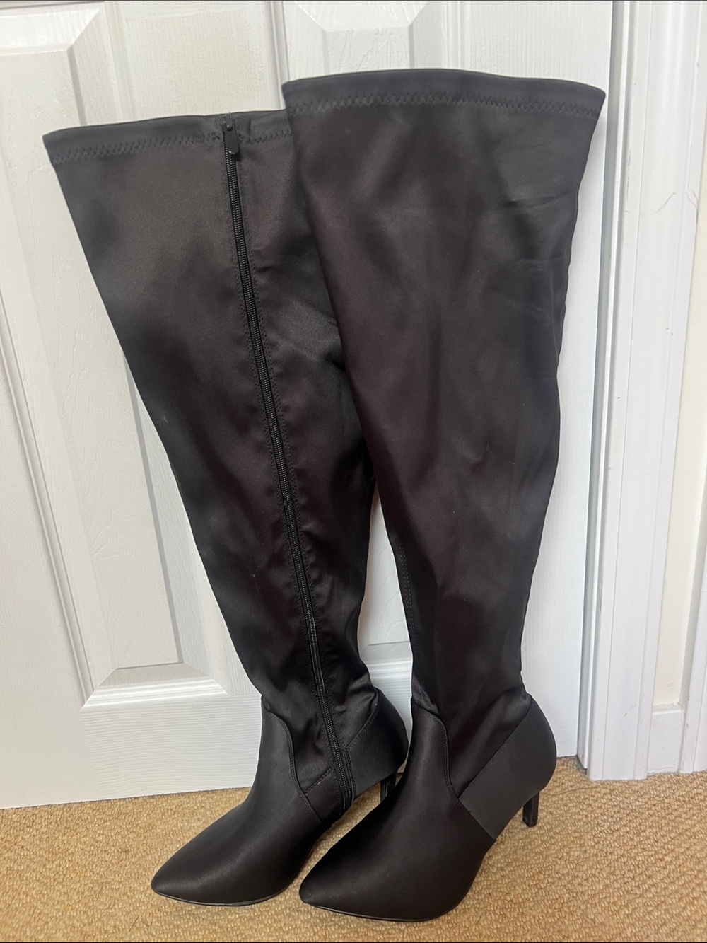 torrid Black Over-the-Knee Stiletto Boots - Picture 2 of 5